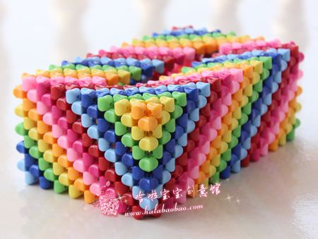 的立体纸巾盒和珠子串的_图解大全 的立体纸巾盒和珠子串的