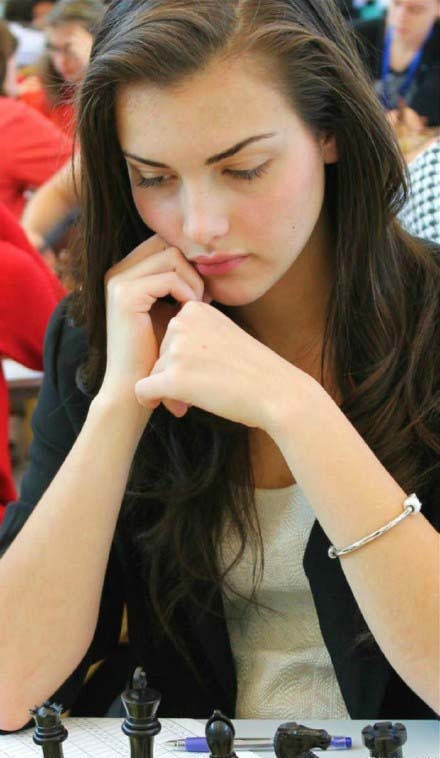[精美帖图]大家来感受下国际象棋女选手的颜值