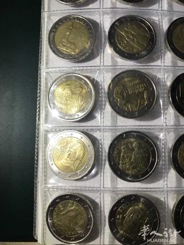 2欧元硬币图案收藏,谁同样爱好的,大家看看交