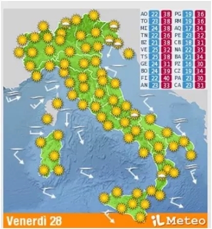 "十年最凶猛热浪"来袭! 意大利本周气温将爆表!