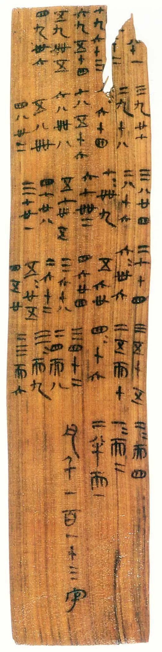 湖南湘西龙山县里耶镇发掘的2200年前秦代简牍乘法口诀.jpeg