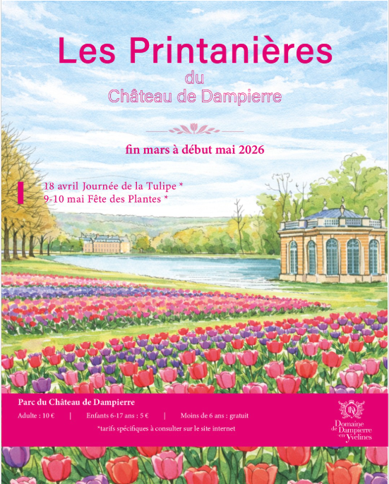 Domaine de Dampierre城堡 8 万株郁金香盛放！郁金香日与植物节共赏 ...