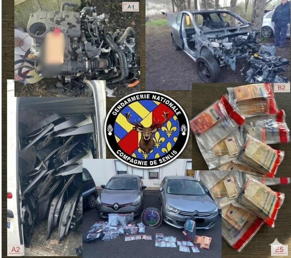 法国瓦兹省大规模打击盗车团伙：近40起案件牵出一条“流水线”网络 ...