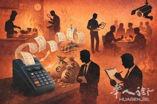 税务局会根据餐厅原材料使用量计算营业额，以打击逃税