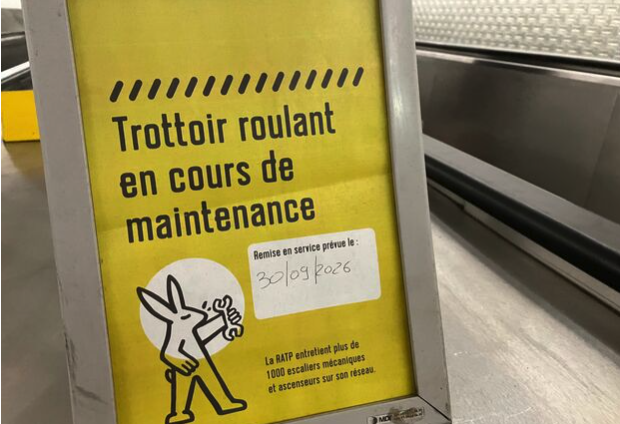 巴黎 Châtelet 站传送步道继续停运，预计要到9月才能恢复