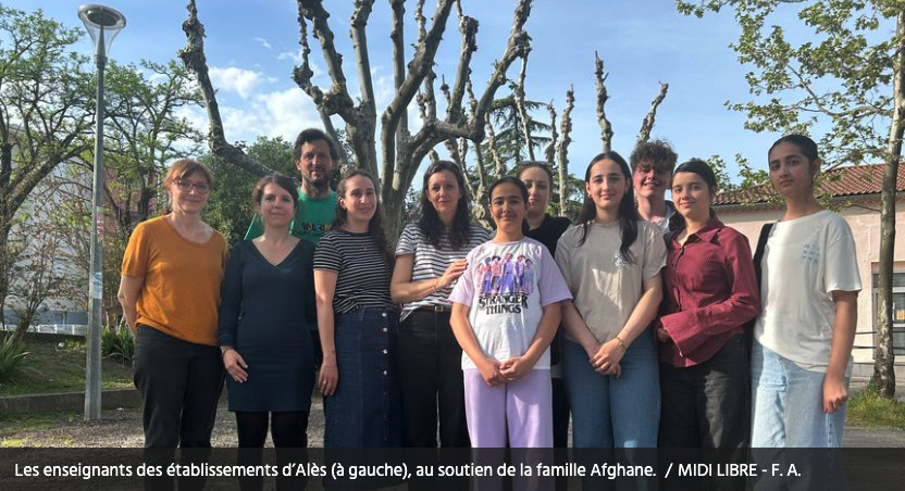 法国加尔省一户阿富汗家庭面临驱逐风险，教师集体声援：OQTF“随时可能下来” ...