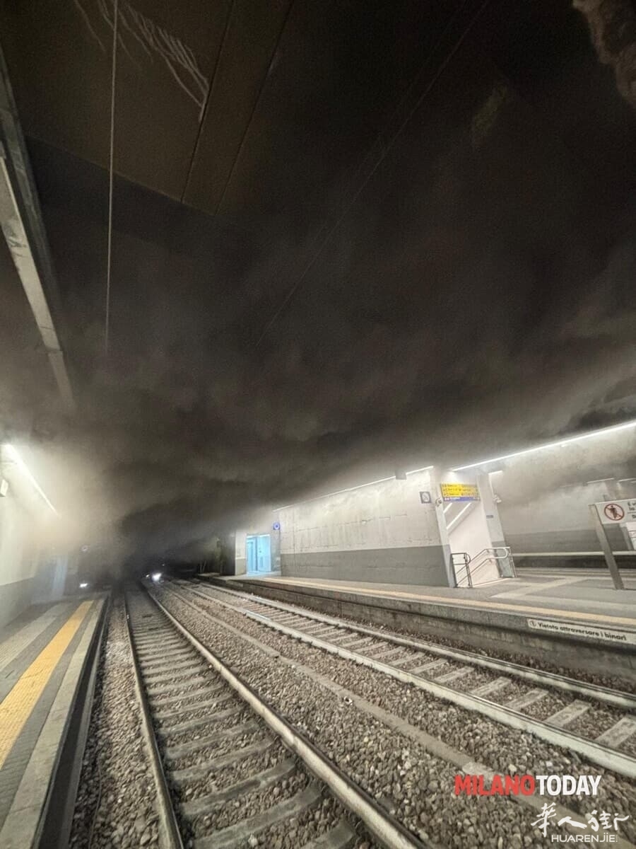 Incendio al binario 20 in stazione Garibaldi - Foto Gemme (3).jpg