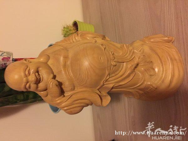 非洲花梨木招财大肚佛像