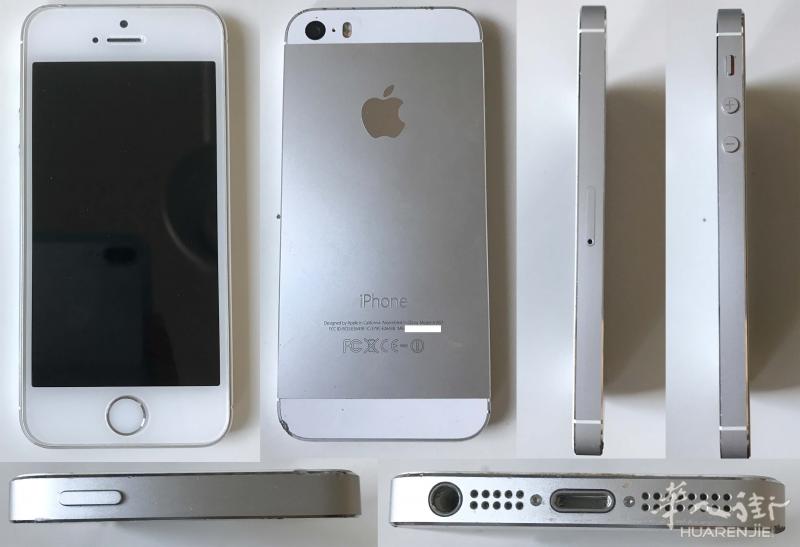 iPhone 5s 银色 16g, 九成新，带盒子发票，170欧，