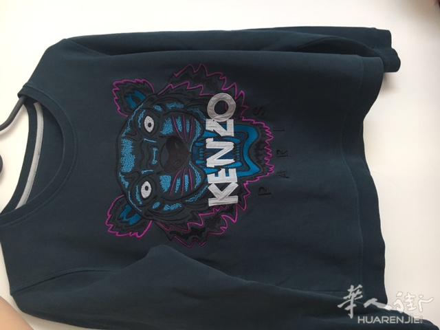 Kenzo经典款老虎头女士卫衣 真品二手只要76欧