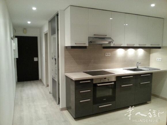 巴黎13区(靠近5区) 56M², 3P高档全新住宅, 1600欧元/月