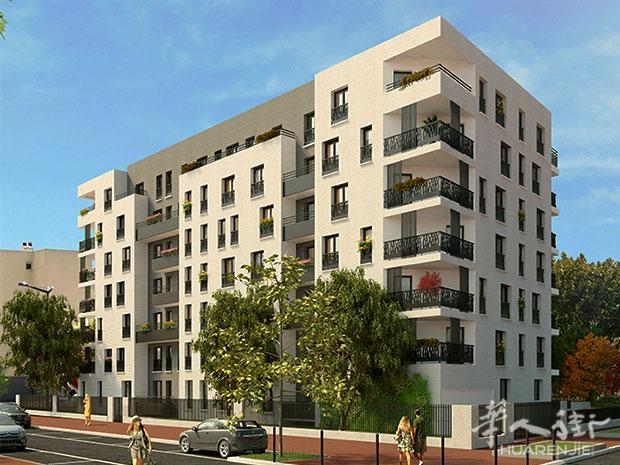 92区asnieres sur seine 93600 新房 附近有13号黄线和T1  2019 年第一季度交房