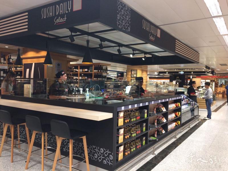 很火！在葡萄牙El Corte Inglés 超级市场中经营您自己的寿司专!