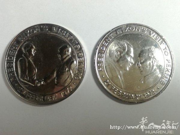 一套1971年十月1972年周恩来和美国总统尼克松会面
