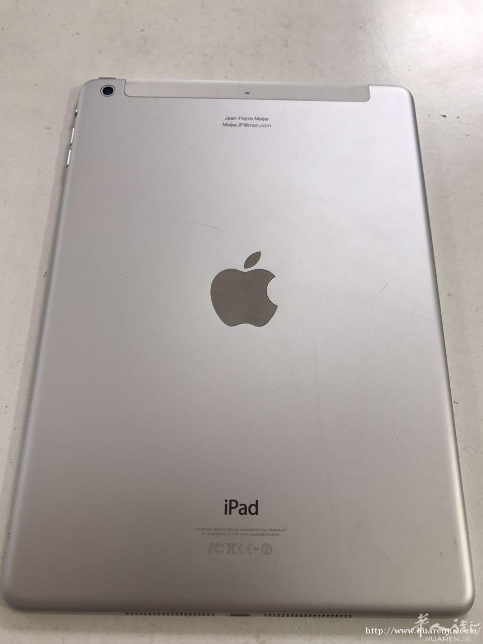 特价一部二手ipadAir1，WiFi 128g白色 9.5成新 260欧