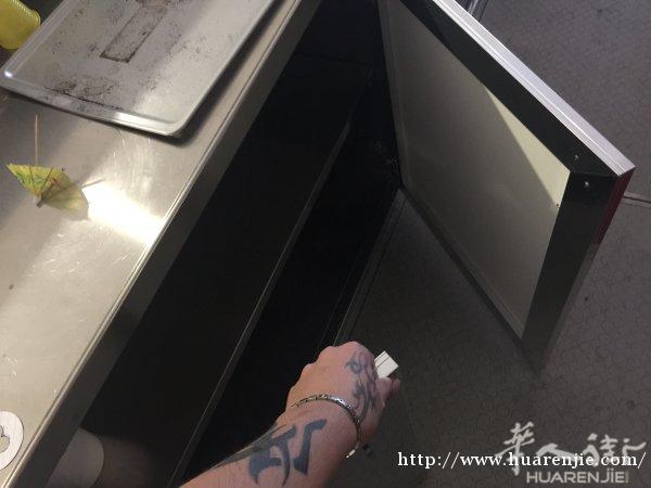 酒吧9成新吧台全套冰箱抽风保温展示台