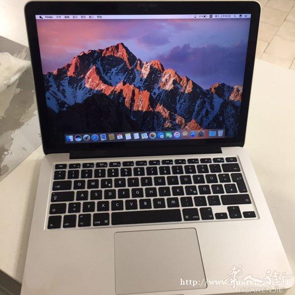 出售一部二手MacBook Pro。13寸。i5   内存16g。 固态硬盘500g，9.5成新，微信：w979218200