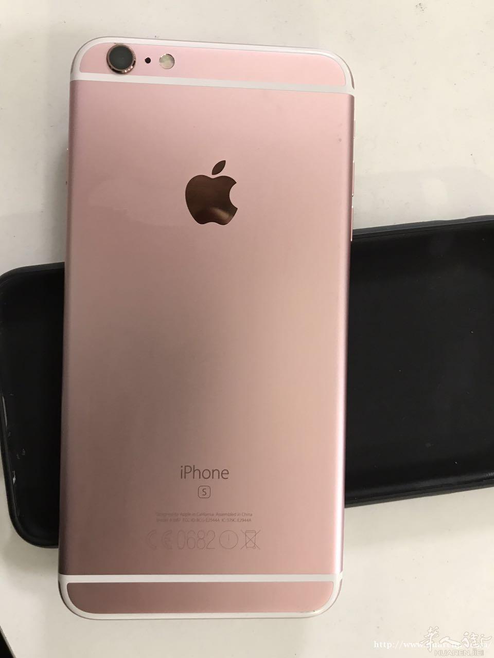 出售一部二手 6splus 128g  玫瑰金  9.9 440欧 微信：w979218200