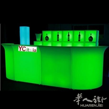 LED发光遥控变色酒吧设备意大利境内包邮