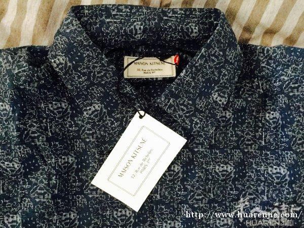 全新男士衬衫Maison Kitsune 40码