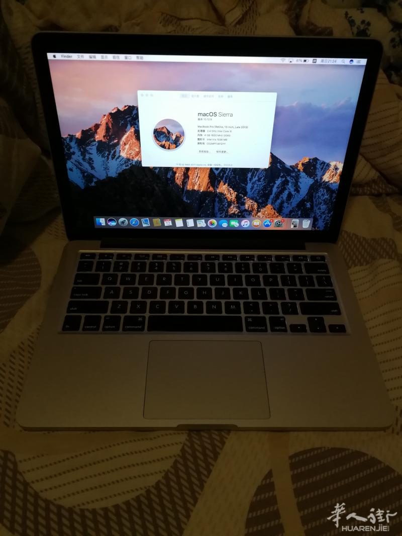 巴黎地区 出一个MackBook Pro 九成新 可小刀