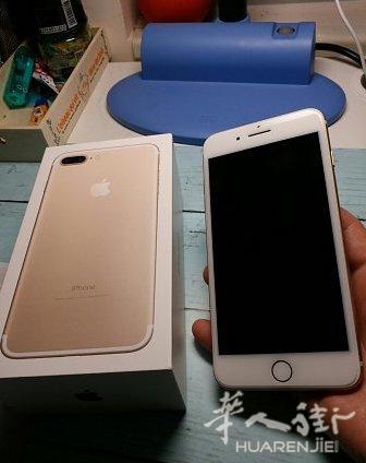 出售自用iphone 7 plus 256gb 金色