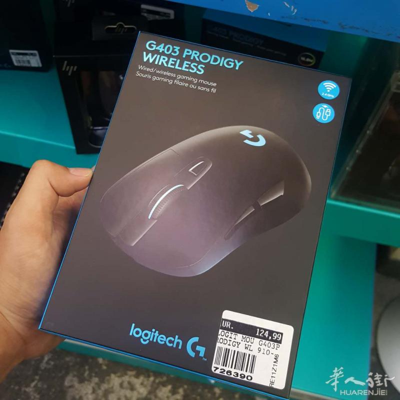 贱卖罗技游戏鼠标g403 99新原价124 现60出