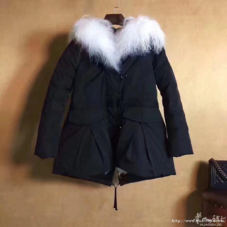 现货蒙口羽绒服女一件处理价