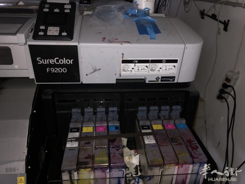 因印花厂转让，现有一台最新型号八成新的2个头Epson纸印打印机出售