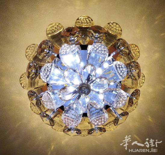 13区出售 全新 三色水晶吸顶灯 门厅用