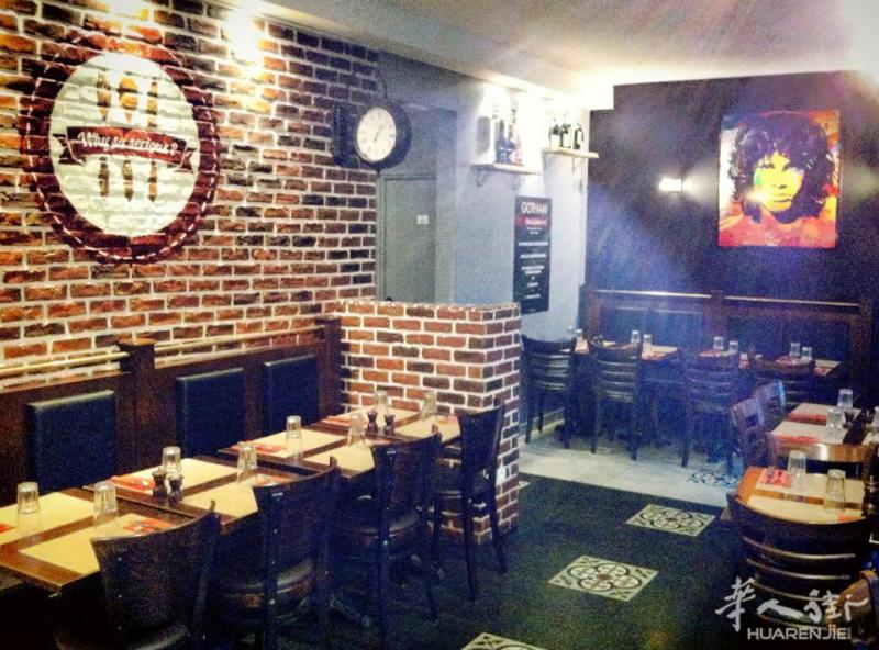 大巴黎92 boulogne 市中心酒吧餐馆转让，带licence 4