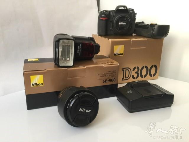 转让Niko D300相机，镜头，闪光灯等全套器材