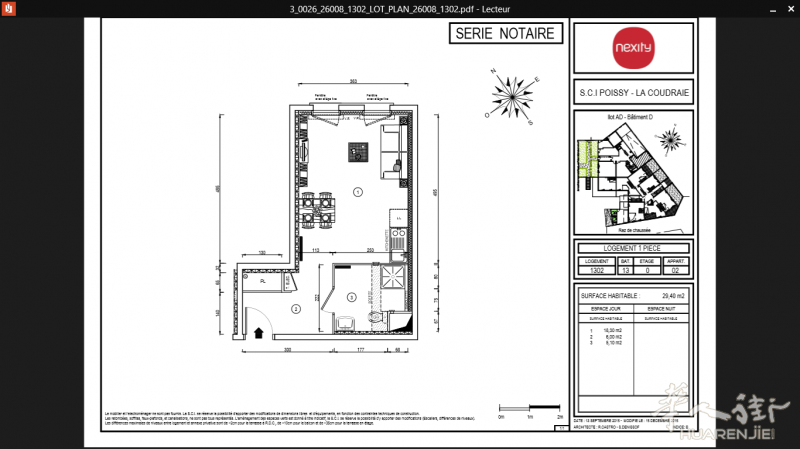 poissy studio 29.4m2