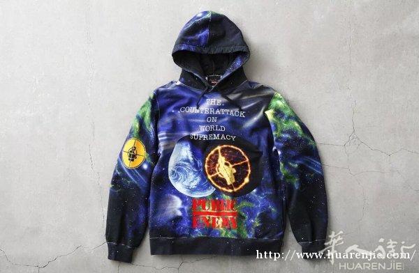 supreme三方联名帽衫