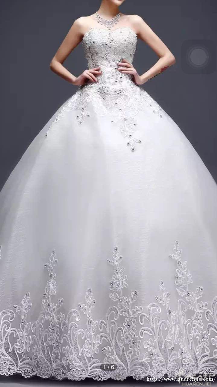 全新一套婚纱