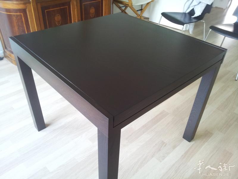 方桌 90x90cm 拉开可至180cm 木质 九成新 请自取
