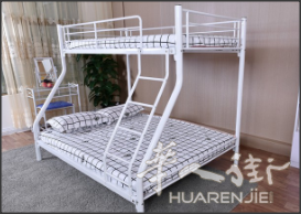2手铁床八成新150 上下床上铺是单人床下铺是双人床 0769561666  5号线  hoche