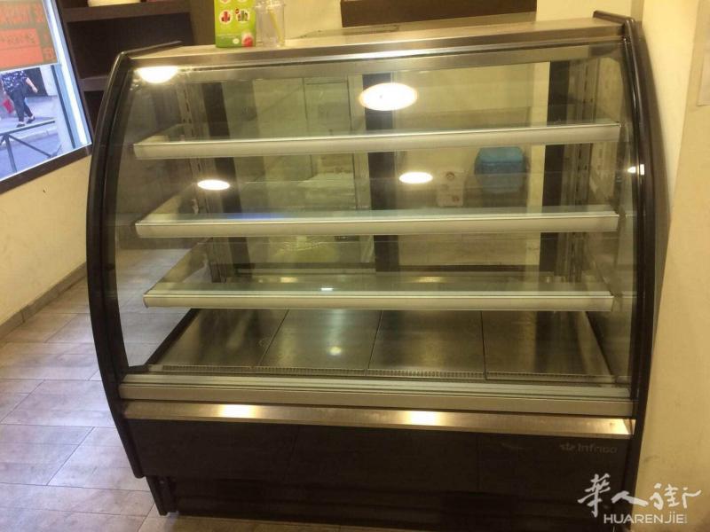 九成新，一米玻璃展示柜
