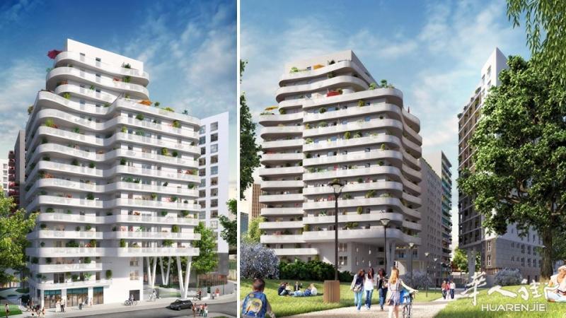 2房一厅送notaire**小巴黎20区街对面** Bagnolet 新楼盘 地铁200米 超大阳台 TVA5.5%