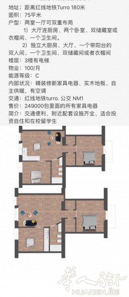 精装修两室一厅近地铁出售