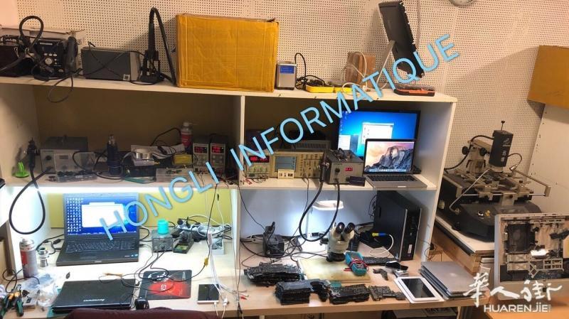 巴黎连锁店维修电脑、iphone、ipad、三星华为等，承接同行机，也欢迎同行加盟。