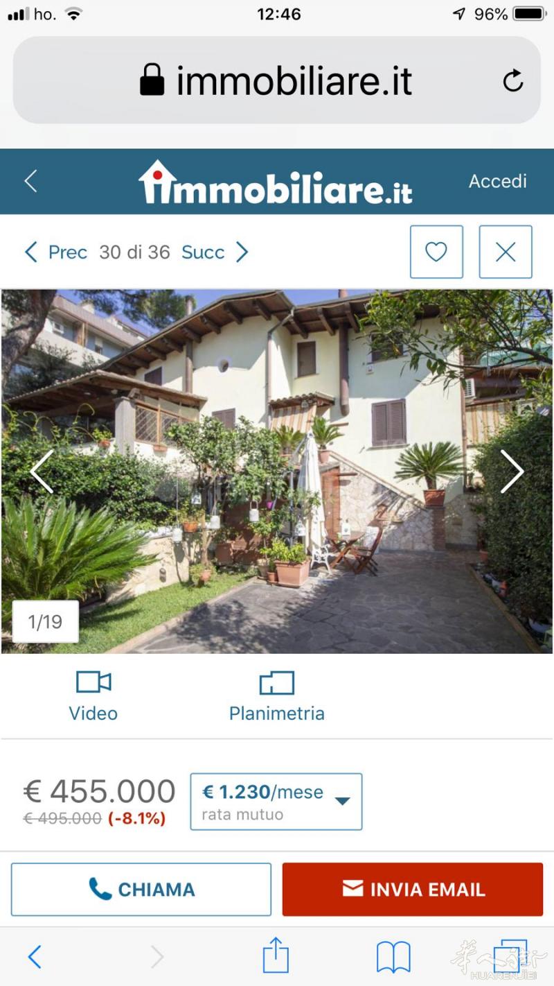 出售地铁A线 ARCO DI TRAVERTINO 别墅一套，无中介，本帖为友情代发