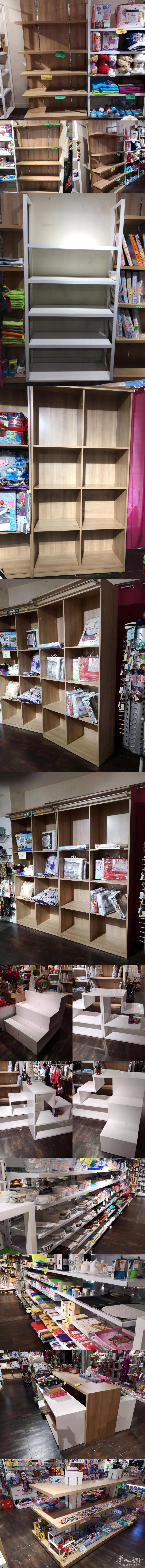 二手精品展柜和百元架子转让