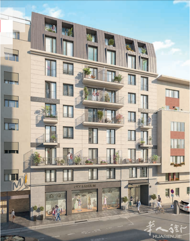 *92省 富人区 Clichy* 新楼盘 楼下就是地铁站(15米) 黄金位置