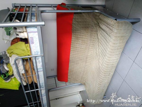 双人铁架沙发床上层单人床让