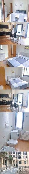 现代化精装修一室一厅，租金900€，可步行至Bovisa米理，小区门口12路直达唐人街/Duomo