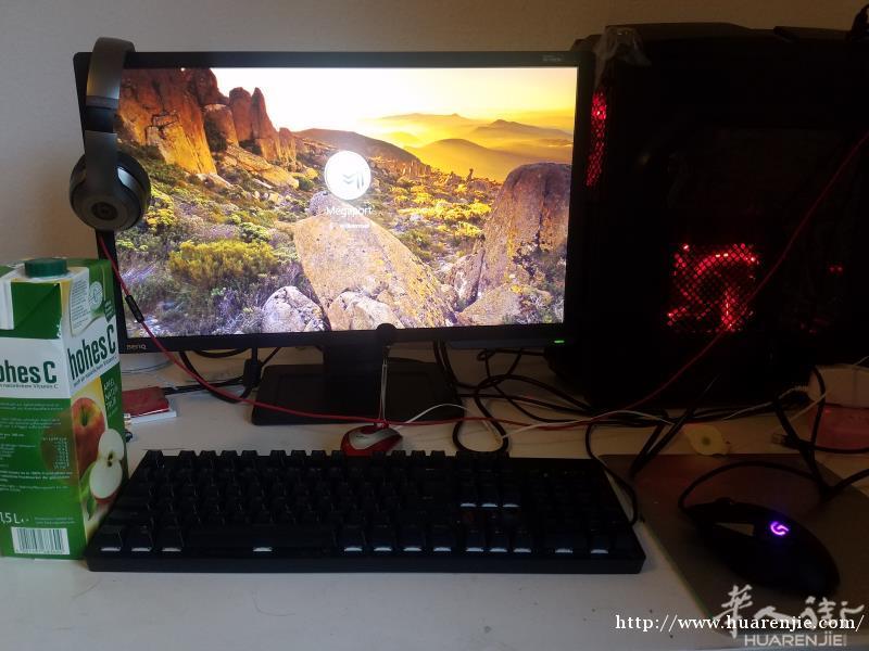 1060游戏主机加144hz 24寸显示器出售