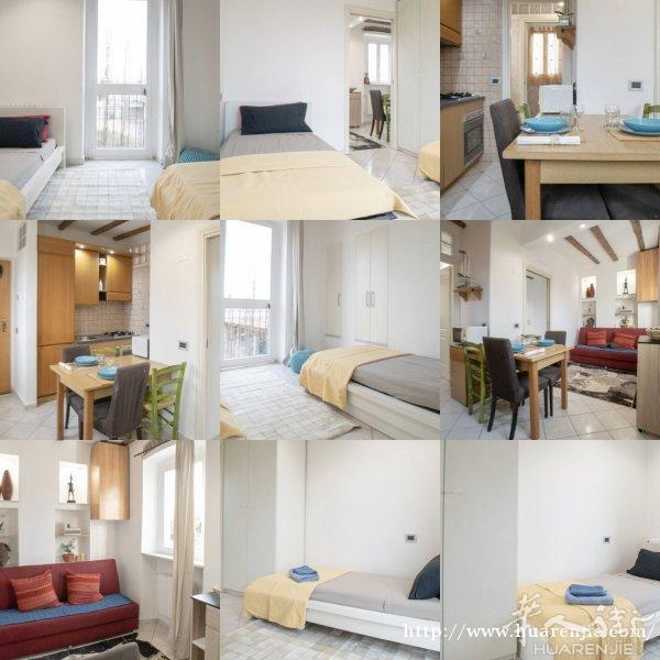 优质房源，精装修一室一厅，租金750€，物业30€，近Naba/欧设/Bocconi/iulm，乘坐绿线地铁也可直达Brera/圣心/米理Piola，35分钟到