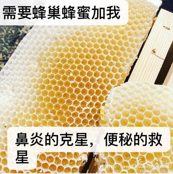 无比纯正蜂巢蜜，拯救鼻炎和便秘！