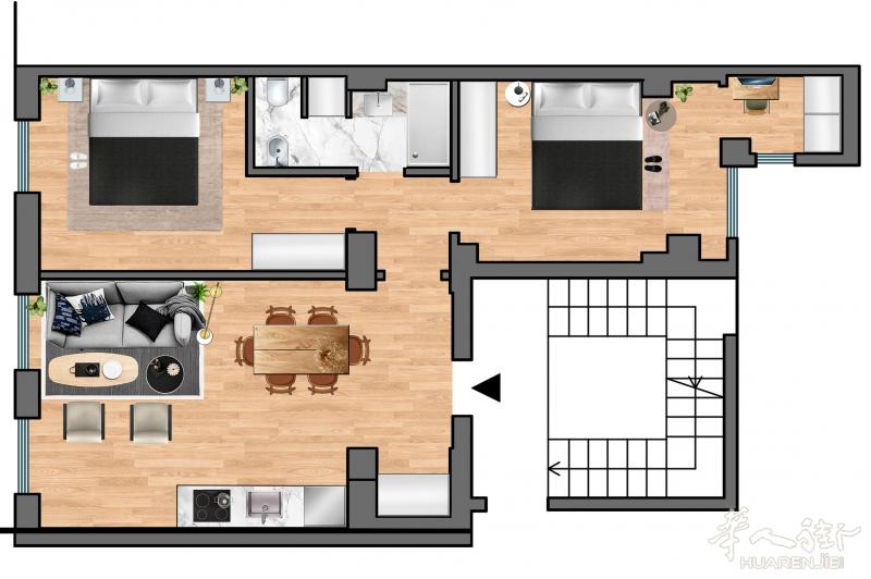 【REMAX瑞麦地产】精品房源 Porta Vittoria精装修两室一厅